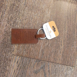 Key Ring Jer. 29:11 Leather